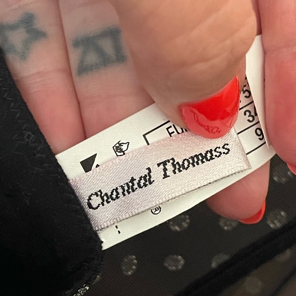 Chantal Thomass polka dot corset top. Size 34B. Bought in Paris. Excellent - Picture 7 of 8